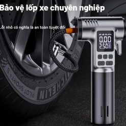 Máy Bơm Khí Xe Cầm Tay Di Động, Theo Dõi Áp Suất Chính Xác