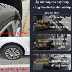 Máy Bơm Lốp Không Dây Cầm Tay Cao Cấp – Màn Hình Hiển Thị Kép, Động Cơ Đức, Bơm Nhanh, Tự Ngắt Khi Đủ Áp Suất