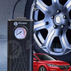 Máy Bơm Lốp Mini Dùng Pin Sạc Cao Cấp Viet Depot – Gọn Nhẹ, Đa Năng Cho Ô Tô, Xe Máy, Xe Đạp, Bóng Đá