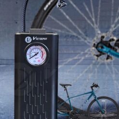 Máy Bơm Lốp Mini Dùng Pin Sạc Cao Cấp Viet Depot – Gọn Nhẹ, Đa Năng Cho Ô Tô, Xe Máy, Xe Đạp, Bóng Đá