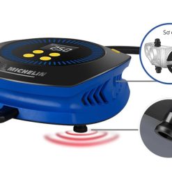 Máy Bơm Lốp Mini Michelin M2201 – 12V Tự Động Ngắt, Đèn LED Chiếu Sáng, Hơi Mạnh