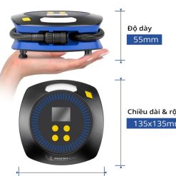 Máy Bơm Lốp Mini Michelin M2201 – 12V Tự Động Ngắt, Đèn LED Chiếu Sáng, Hơi Mạnh
