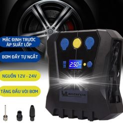 Máy Bơm Lốp Ô Tô MICHELIN 12266 Cao Cấp – Đa Năng – Tự Ngắt – Phù Hợp Xe 4–16 Chỗ