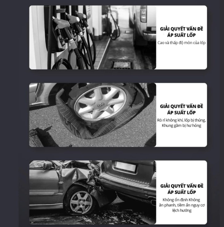 Máy Bơm Lốp Ô Tô Tự Động Deli 80W – Bơm Xe Máy, Xe Đạp, Bóng Nhanh