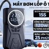 Máy Bơm Lốp Ô Tô & Xe Máy Pin 6000mAh, Tự Ngắt Theo Cảm Biến Áp Suất Lốp