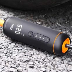 Máy Bơm Lốp Ô Tô, Xe Máy, Xe Đạp Tự Động Deli 120W Bảo Hành 12 Tháng