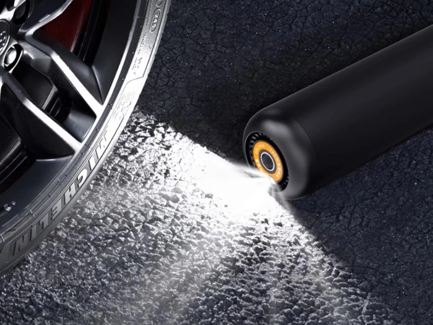 Máy Bơm Lốp Ô Tô, Xe Máy, Xe Đạp Tự Động Deli 120W Bảo Hành 12 Tháng