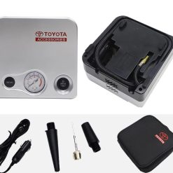 Máy Bơm Lốp Xe Ô Tô Điện Tử TOYOTA Cao Cấp, Tự Ngắt Thông Minh, Màn Hình LCD, Bơm Nhanh 300 PSI