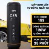 Máy bơm lốp xe ô tô, xe máy tự động Deli 120W – Bơm nhanh 30L/phút