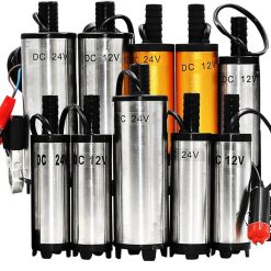 Máy Bơm Nước Chìm Mini 12V – 24V Đường Kính 38mm & 51mm, Bơm Diesel – Bơm Dầu – Bơm Chất Lỏng