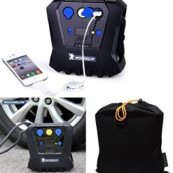 Máy Bơm Ô Tô, Xe Máy Đa Năng Michelin 12266, Chiều dài dây điện: 305cm & Chiều dài dây bơm: 50cm