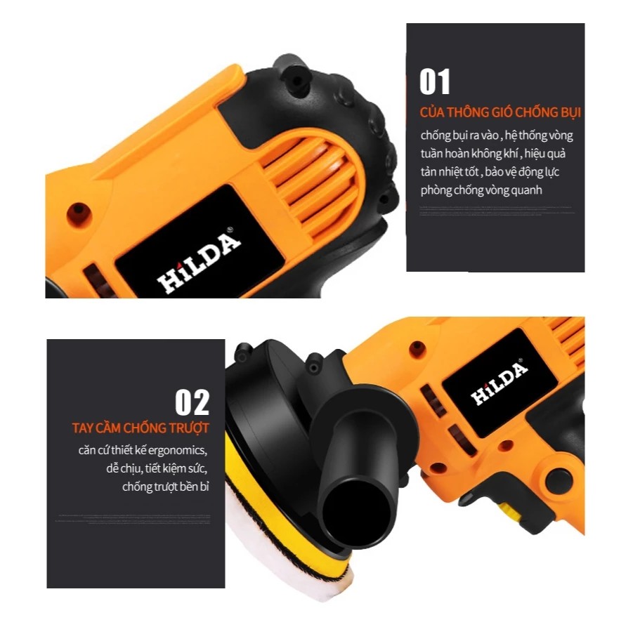 Máy Đánh Bóng Xe Ô Tô Bằng Điện – Máy Đánh Bóng Cầm Tay Tự Chăm Sóc Xe SJ0098