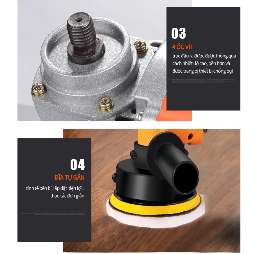 Máy Đánh Bóng Xe Ô Tô Bằng Điện – Máy Đánh Bóng Cầm Tay Tự Chăm Sóc Xe SJ0098