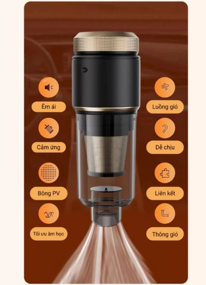 Máy Hút Bụi Xe Ô Tô Dodoto – Hút Bụi Cầm Tay Không Dây Công Suất Lớn 25.000 Pa