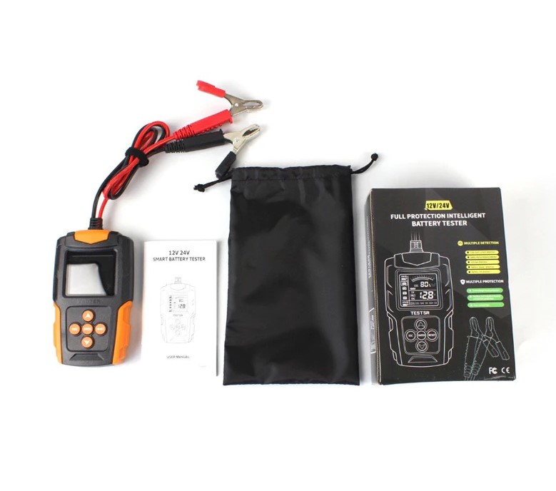 Máy Kiểm Tra Ắc Quy Ô Tô, Xe Máy FBT200 (12V–24V / 3Ah–200Ah) – Kiểm Tra CCA, Đo Nội Trở, Phân Tích Tình Trạng Pin