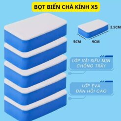 Miếng Bọt Biển Chà Tẩy Ố Kính, Đánh Bóng Xe Hơi, Lau Chùi Vết Bẩn