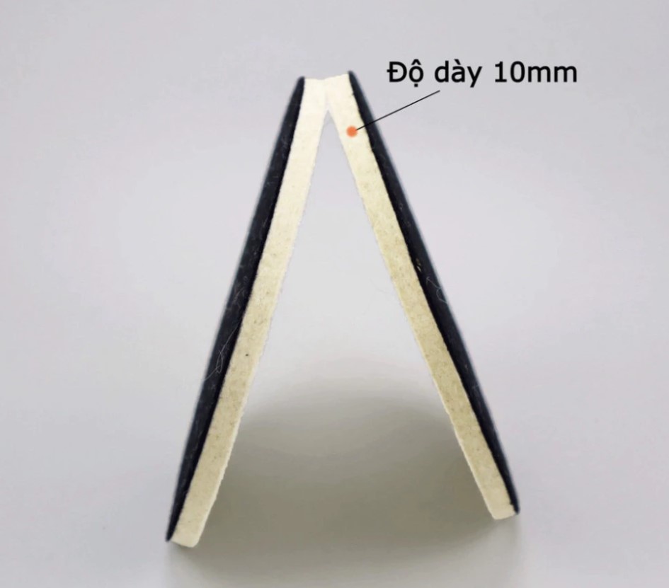 Miếng Pad Nỉ Đánh Bóng Kính & Inox Tự Dính – Size 4, 5, 7 Inch (Đen-Trắng hoặc Trắng-Trắng)