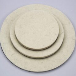 Miếng Pad Nỉ Đánh Bóng Kính & Inox Tự Dính – Size 4, 5, 7 Inch (Đen-Trắng hoặc Trắng-Trắng)