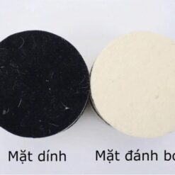 Miếng Pad Nỉ Đánh Bóng Kính & Inox Tự Dính – Size 4, 5, 7 Inch (Đen-Trắng hoặc Trắng-Trắng)