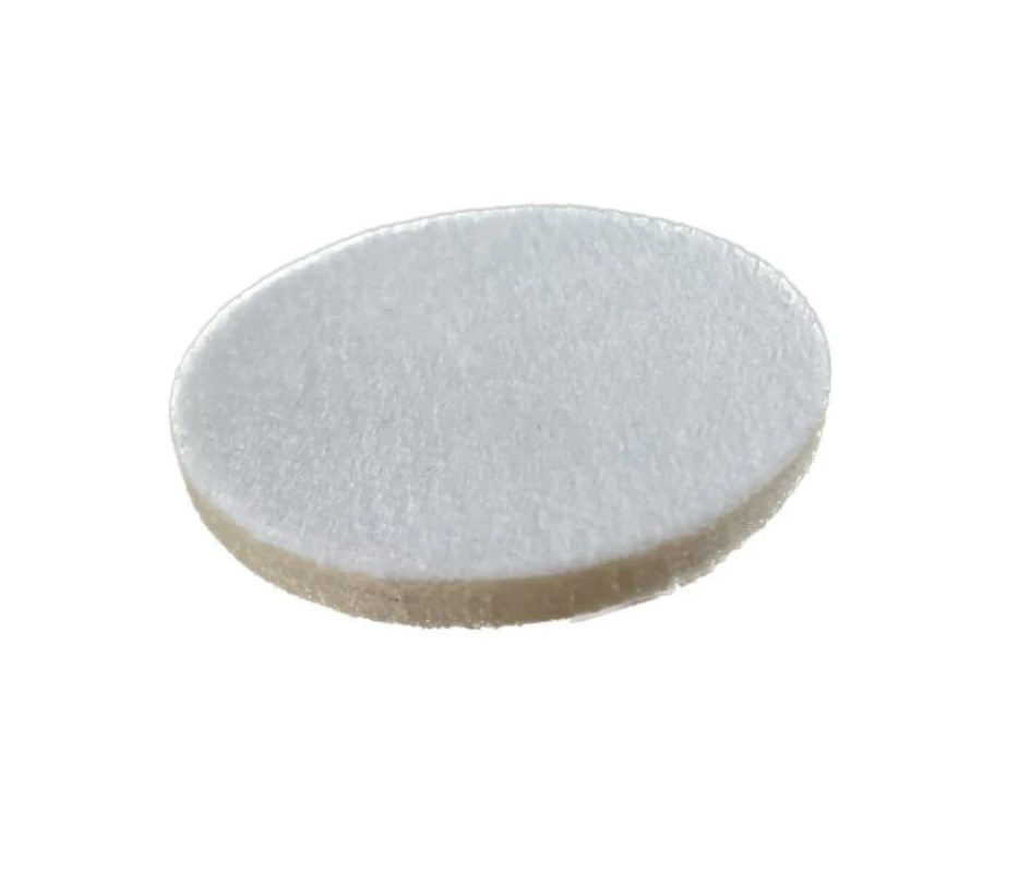 Miếng Pad Nỉ Đánh Bóng Kính & Inox Tự Dính – Size 4, 5, 7 Inch (Đen-Trắng hoặc Trắng-Trắng)