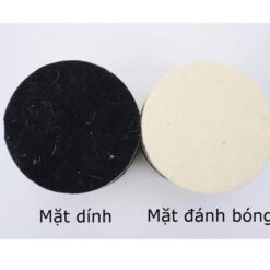 Miếng Phớt Pad Nỉ Đánh Bóng Kính – Inox – Xe Ô Tô, Tự Dính, Size 3 - 4 - 5 - 7 inch