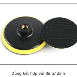 Miếng Phớt Pad Nỉ Đánh Bóng Kính – Inox – Xe Ô Tô, Tự Dính, Size 3 - 4 - 5 - 7 inch