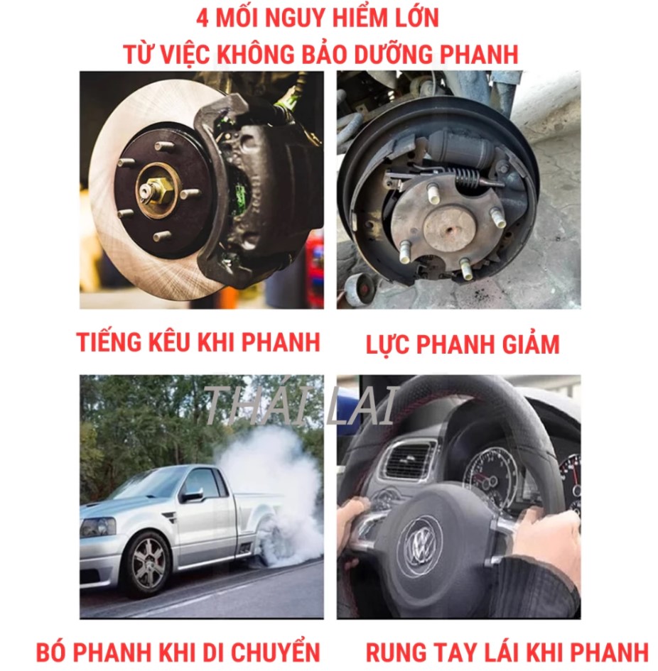 Mỡ Bò Tra Ắc Phanh Và Ty Cupen Chuyên Dụng 10g Brake TRC – Chịu Nhiệt Cao, Bảo Vệ Hệ Thống Phanh