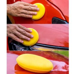 Mút Xốp, Bọt Biển Đánh Bóng Sơn Xe Ô Tô, Xe Máy Cao Cấp Hình Tròn, Đường Kính 10cm