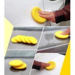 Mút Xốp, Bọt Biển Đánh Bóng Sơn Xe Ô Tô, Xe Máy Cao Cấp Hình Tròn, Đường Kính 10cm