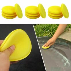 Mút Xốp, Bọt Biển Đánh Bóng Sơn Xe Ô Tô, Xe Máy Cao Cấp Hình Tròn, Đường Kính 10cm