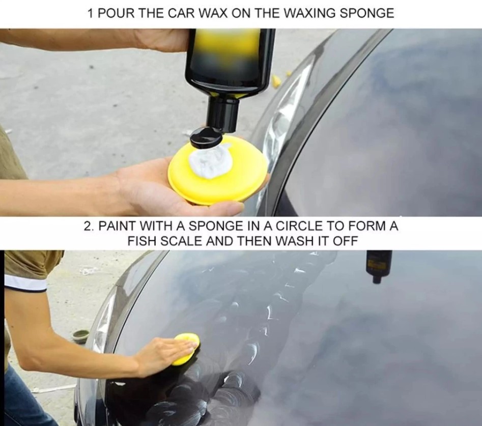 Mút Xốp, Bọt Biển Đánh Bóng Sơn Xe Ô Tô, Xe Máy Cao Cấp Hình Tròn, Đường Kính 10cm