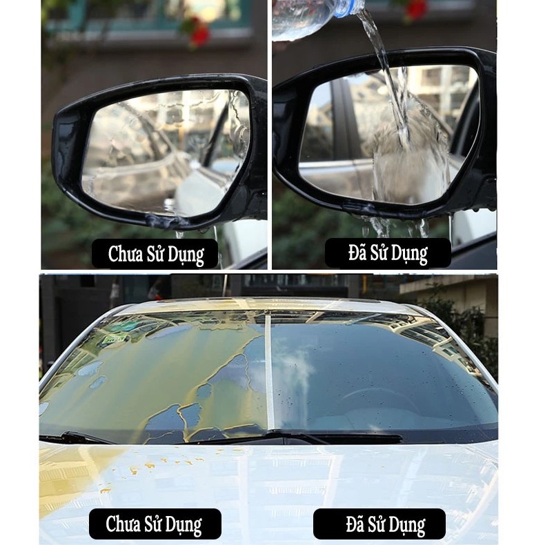 Nano Phủ Kính Chống Bám Nước Mưa Thương Hiệu TrueFul 120ML