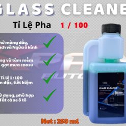 Nước Rửa Kính Lái Ô Tô Glass Cleaner 250ml, Dung Dịch Làm Sạch Kính Xe Đậm Đặc