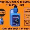 Nước Rửa Kính Lái Ô Tô Glass Cleaner 500ml Chống Bám Nước, An Toàn Cho Mọi Hành Trình