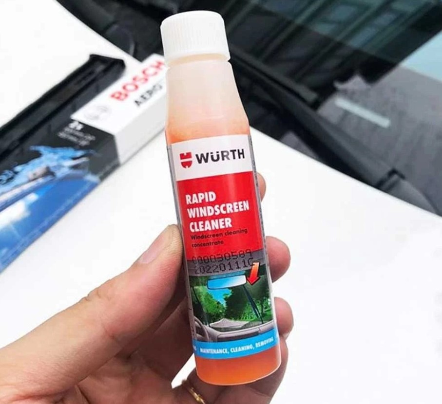 Nước Rửa Kính Lái Xe Ô Tô Đậm Đặc WURTH Rapid Windshield Cleaner 32ml Nhập Khẩu Chính Hãng