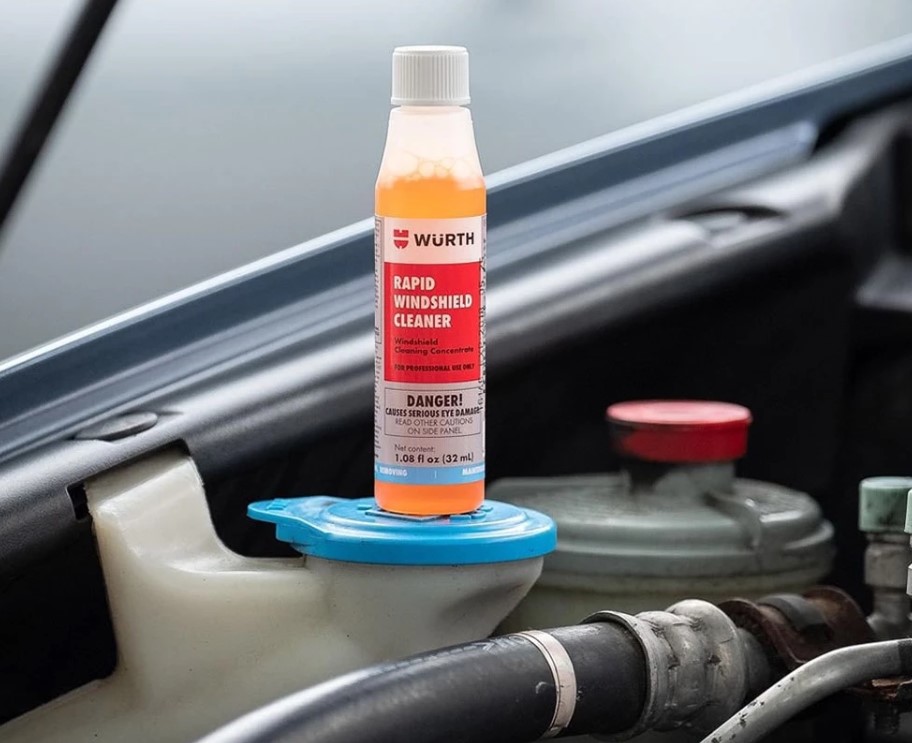 Nước Rửa Kính Lái Xe Ô Tô Đậm Đặc WURTH Rapid Windshield Cleaner 32ml Nhập Khẩu Chính Hãng