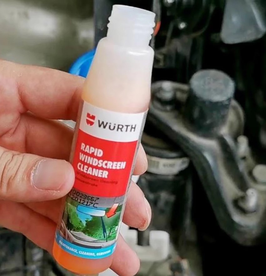 Nước Rửa Kính Lái Xe Ô Tô Đậm Đặc WURTH Rapid Windshield Cleaner Chai 32ml