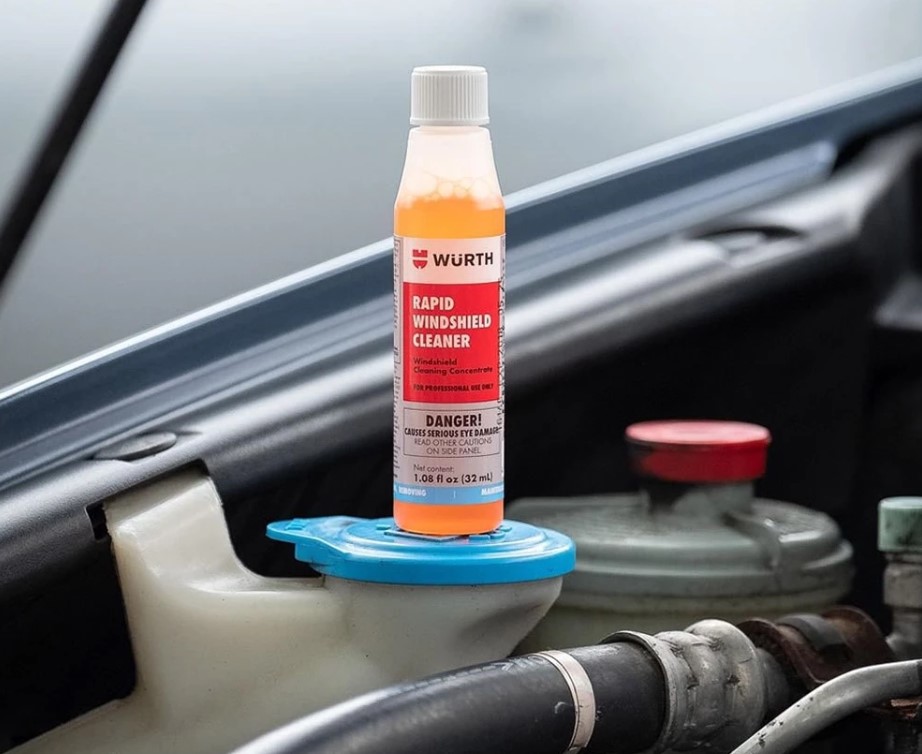 Nước Rửa Kính Lái Xe Ô Tô Đậm Đặc WURTH Rapid Windshield Cleaner Chai 32ml