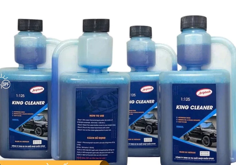 Nước Rửa Kính Ô Tô Ariplush Đậm Đặc Tỷ Lệ Pha 1:125, Kính Xe Sáng Bóng, Dưỡng Mềm Cần Gạt