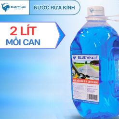 Nước Rửa Kính Ô Tô BlueWhale Đổ Trực Tiếp, Làm Sạch Sâu, Hiệu Ứng Lá Sen Chống Bám Nước
