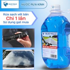 Nước Rửa Kính Ô Tô BlueWhale Đổ Trực Tiếp, Làm Sạch Sâu, Hiệu Ứng Lá Sen Chống Bám Nước