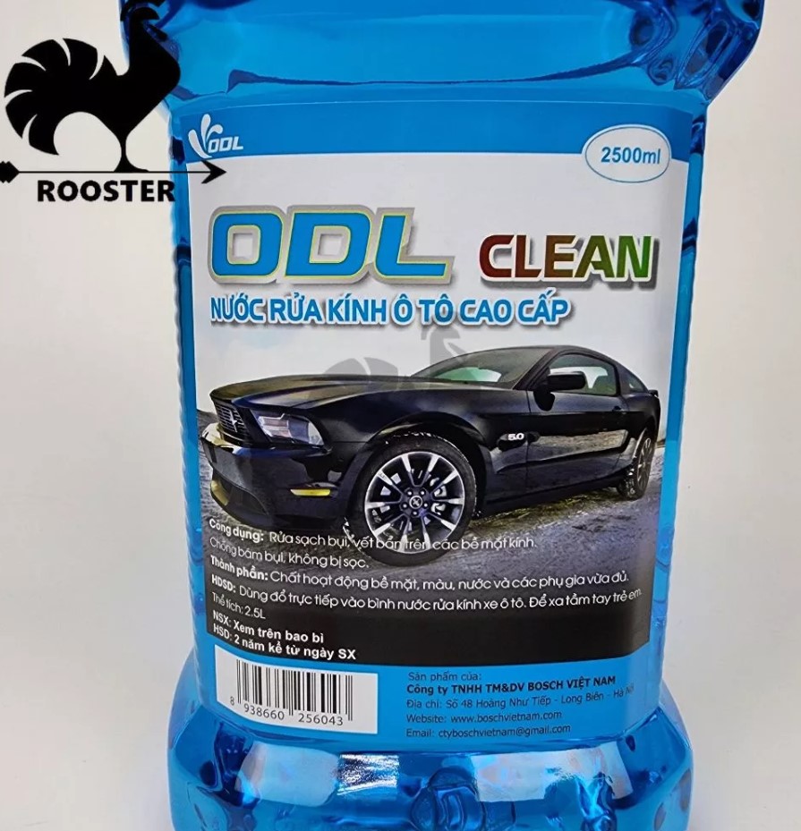 Nước Rửa Kính Ô Tô Can 2.5L Dung Dịch Làm Sạch Kính Xe Hơi Công Nghệ Cao