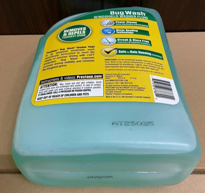 Nước Rửa Kính Ô Tô Cao Cấp Prestone Bug Wash (3.78L) – Nhập Khẩu Hoa Kỳ