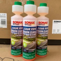Nước Rửa Kính Ô Tô Cao Cấp SONAX Xtreme ClearView – Làm Sạch Nano, Bảo Vệ Kính Xe & Cao Su Gạt (250ml)