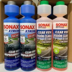 Nước Rửa Kính Ô Tô Cao Cấp SONAX Xtreme ClearView – Làm Sạch Nano, Bảo Vệ Kính Xe & Cao Su Gạt (250ml)