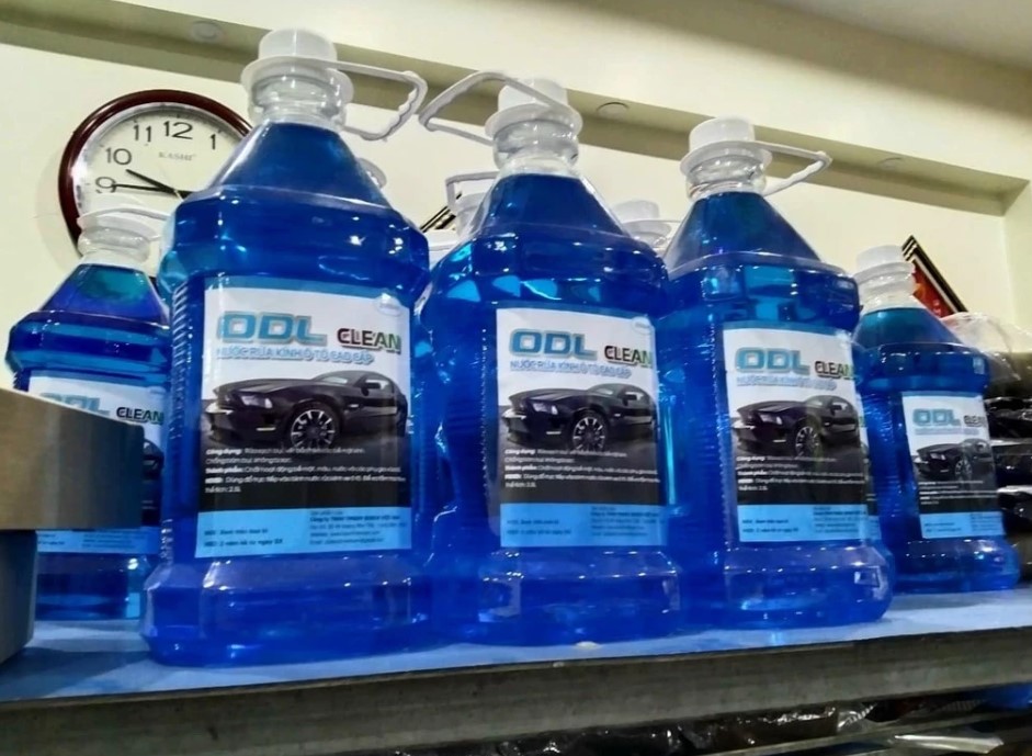 Nước rửa kính ô tô chính hãng ODL Clean, Dùng trực tiếp, không đóng cặn,Phù hợp mọi loại xe