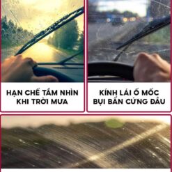 Nước rửa kính ô tô chuyên dụng FOCAR làm sạch cực sâu chống đóng cặn chống mờ kính xe
