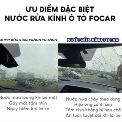 Nước rửa kính ô tô chuyên dụng FOCAR làm sạch cực sâu chống đóng cặn chống mờ kính xe