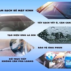 Nước Rửa Kính Ô Tô Chuyên Dụng SHINY CLEAN Đổ Trực Tiếp, Không Cần Pha, Làm Sạch Bảo Vệ Kính