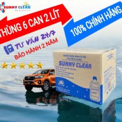 Nước Rửa Kính Ô Tô Chuyên Dụng Sunny Clear 2 Lít, Phù Hợp Với Mọi Loại Xe, Tiết Kiệm Chi Phí